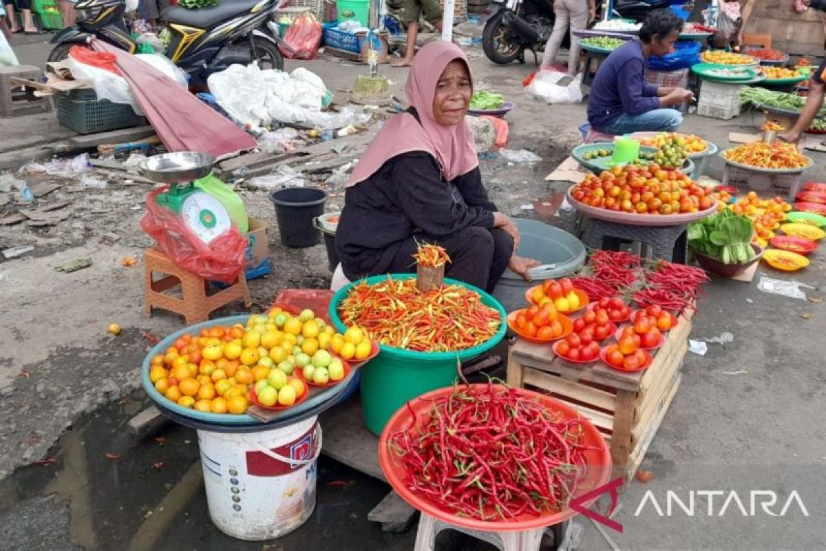 H-1  Natal 2024 harga cabai di Ambon tembus Rp80.000 per kilogram