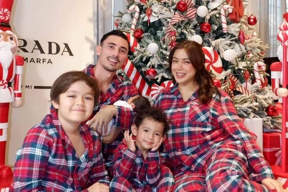 Jessica Iskandar rayakan Natal bersama anggota keluarga baru