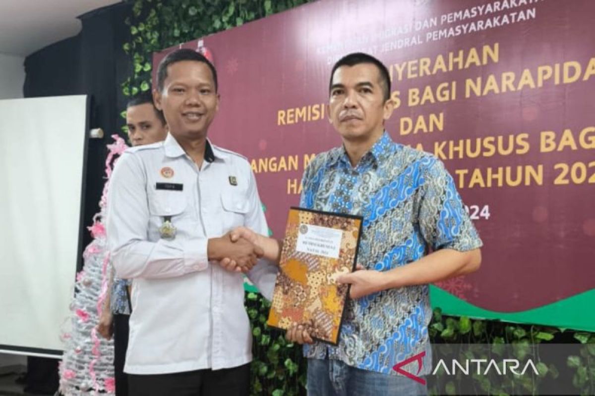 36 WBP Lapas Balikpapan dapat remisi khusus Natal