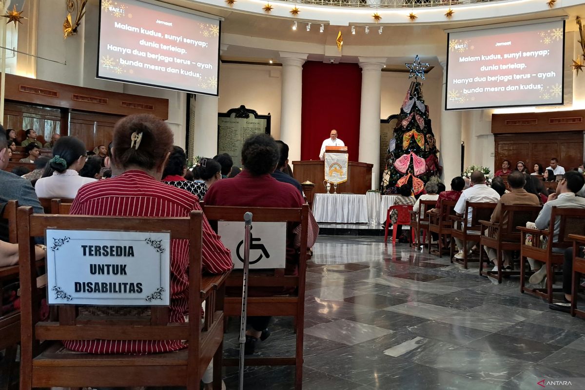 GPIB Immanuel sediakan tempat khusus jemaat disabilitas saat Natal