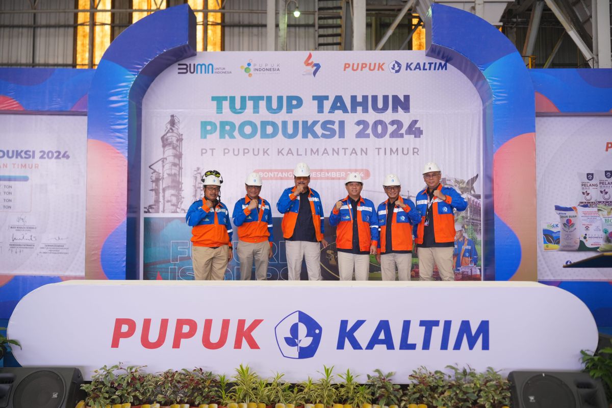 Pupuk Kaltim mencatatkan realisasi produksi melebihi target 2024