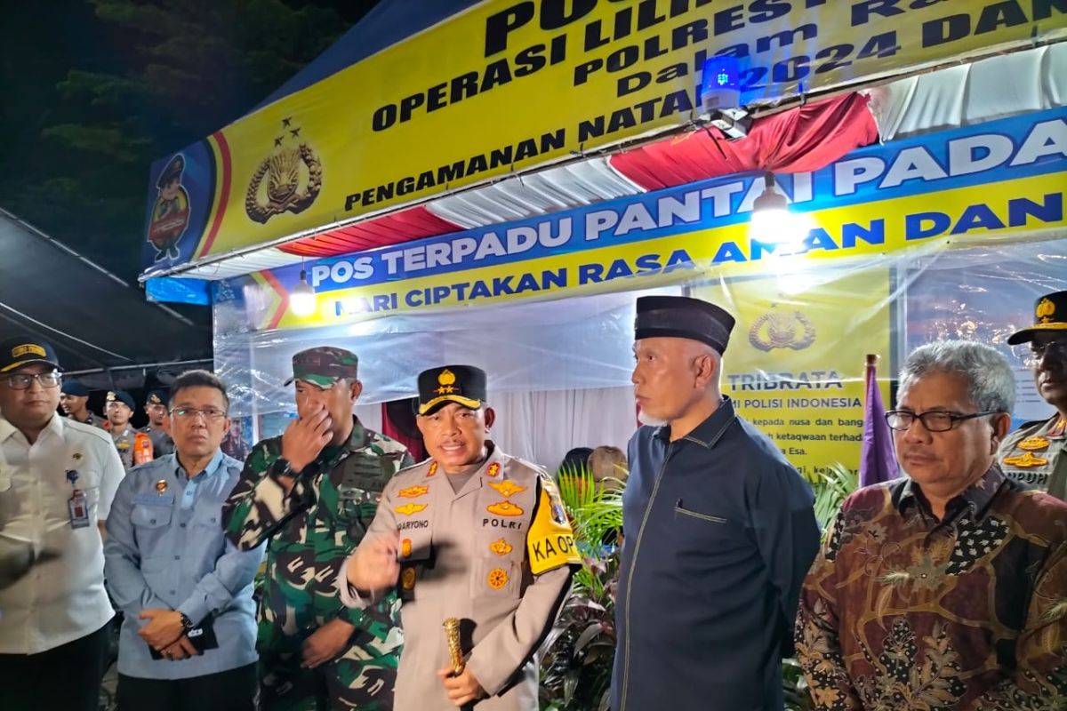 Kapolda Sumbar pastikan Misa Natal 2024 di Sumbar kondusif (Video)