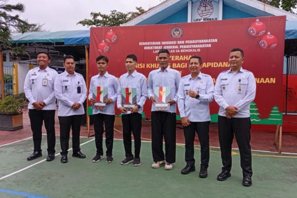 139 warga binaan Lapas Bengkalis terima remisi Natal 2024