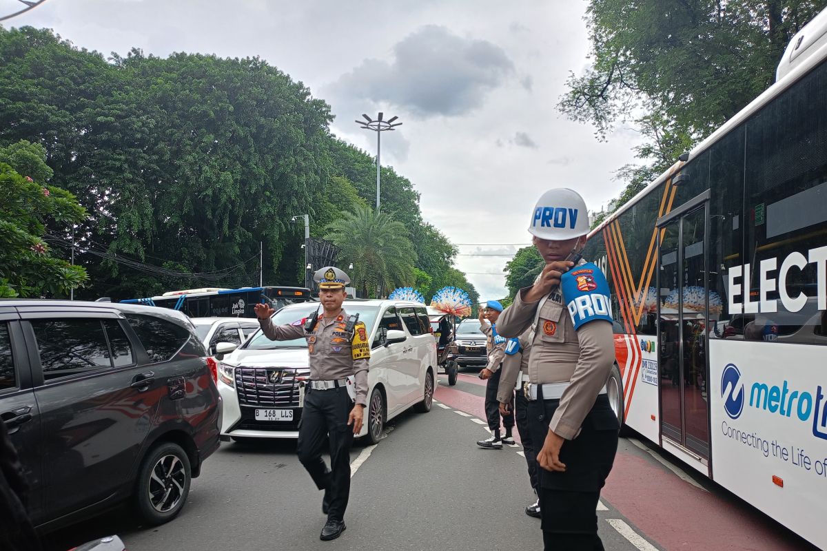 Polisi kerahkan 425 personel untuk Natal di Jakarta Pusat