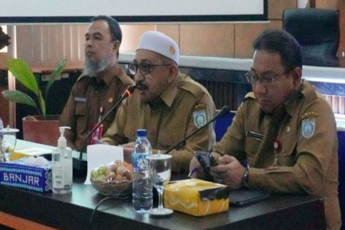 Pemkab Banjar bahas penanganan angka kemiskinan ekstrem