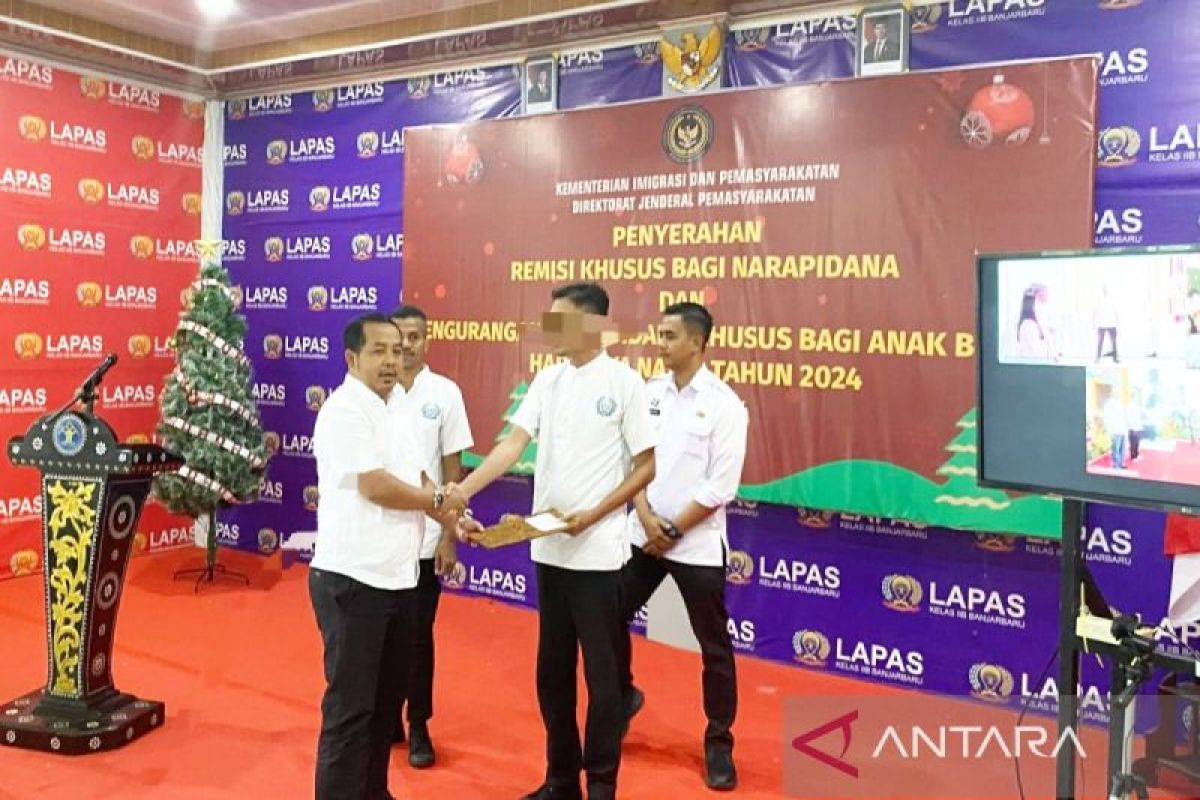 65 narapidana terima remisi Natal di Kalsel