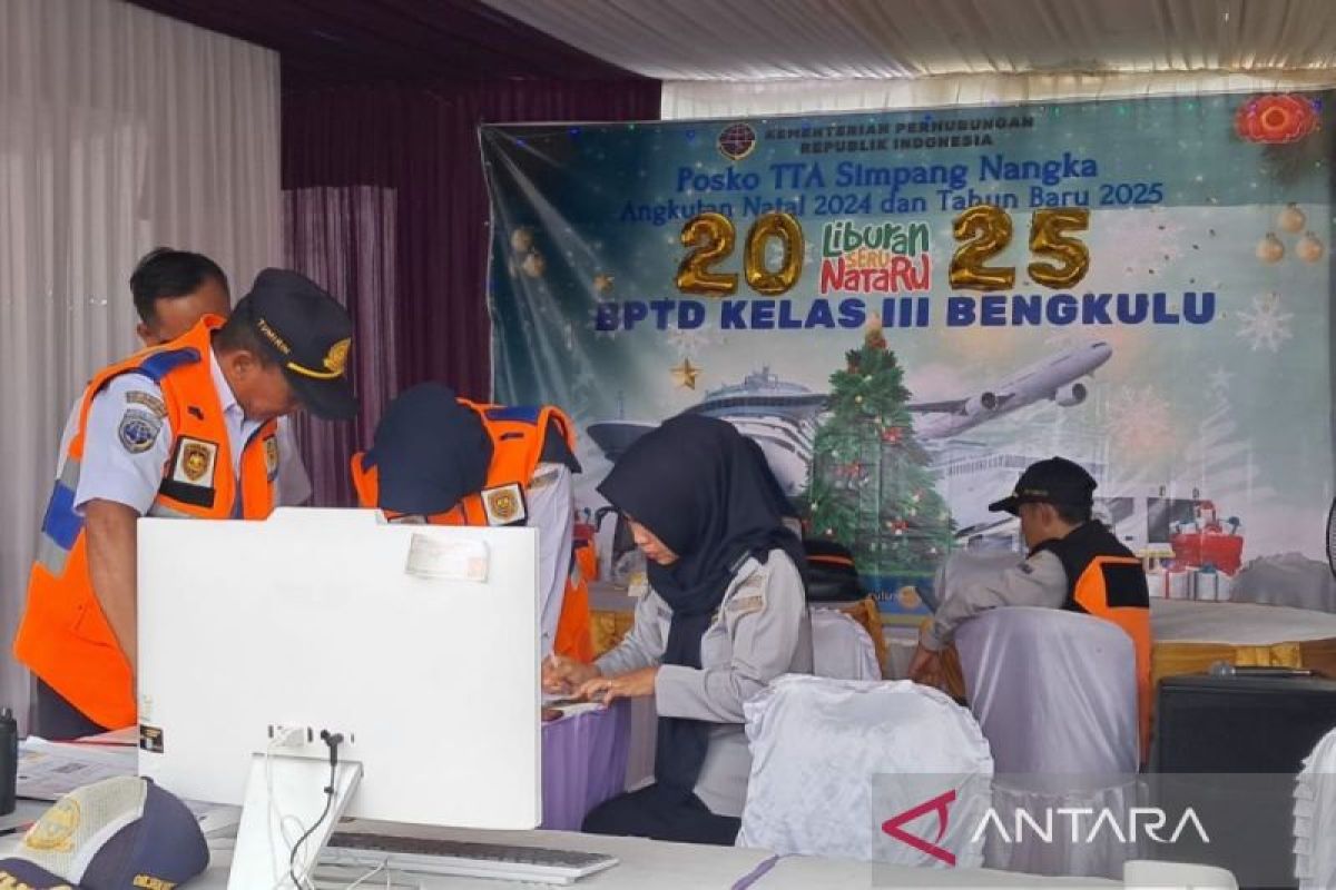 Terminal Simpang Nangka Rejang Lebong catat 875 kedatangan pemudik