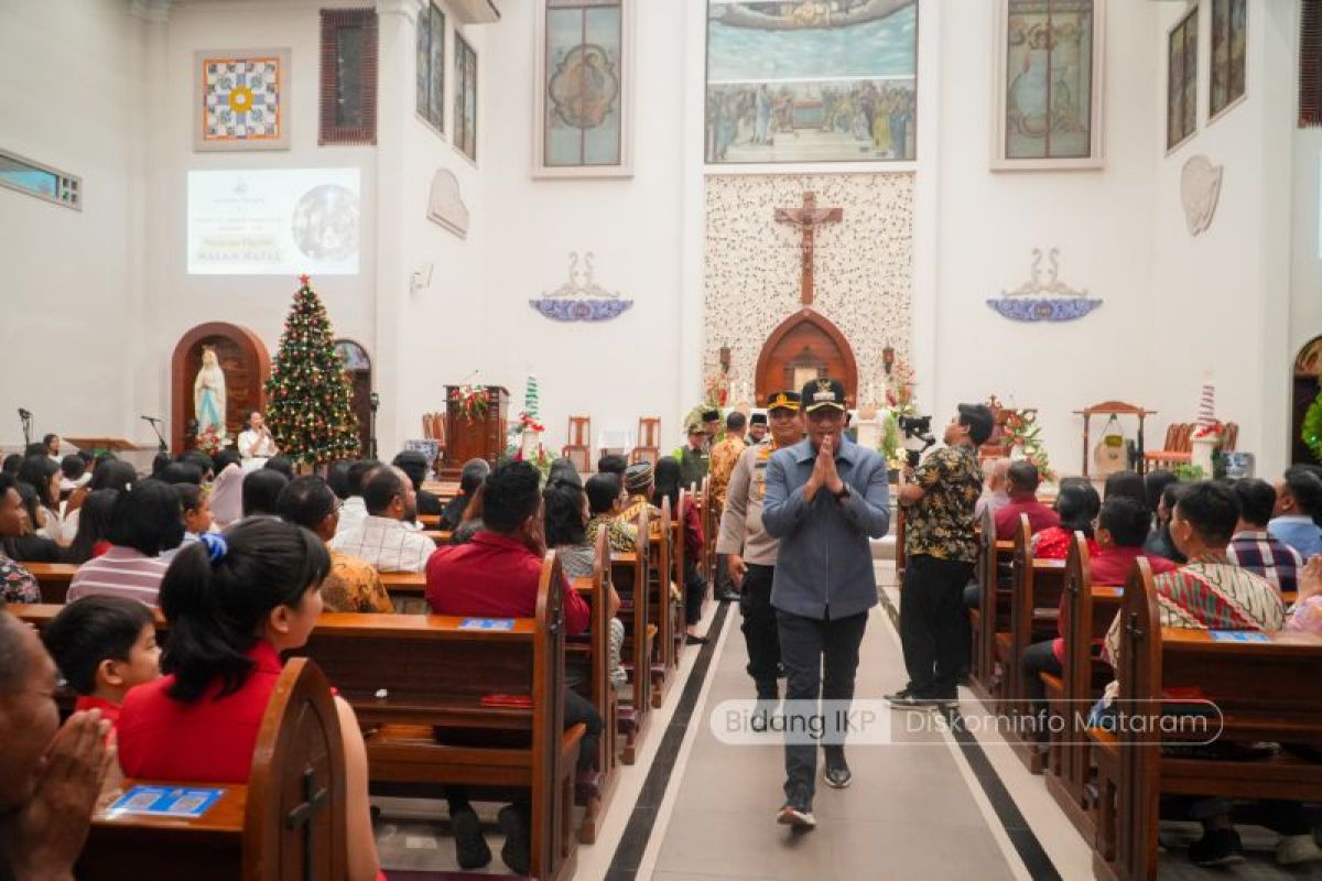 Misa Natal 2024 di Mataram berjalan aman