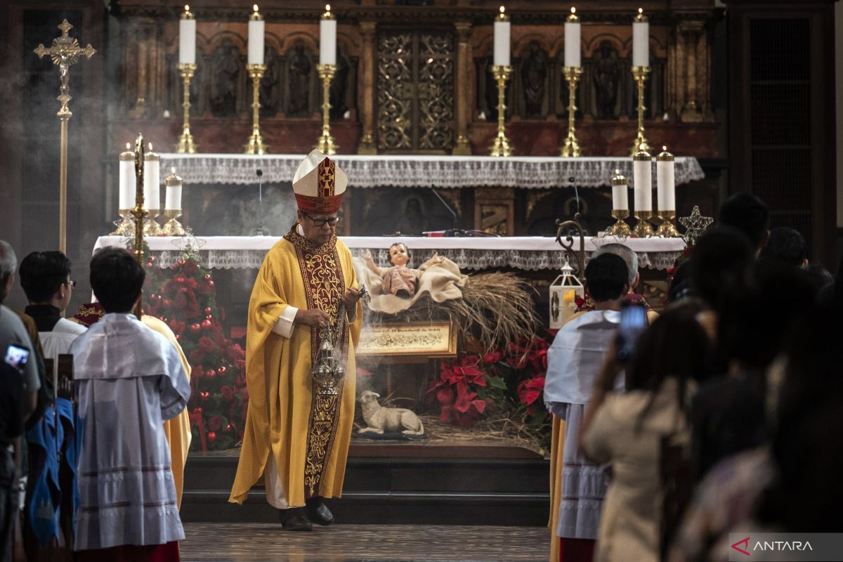 Jadwal misa Natal di Gereja Katedral Jakarta pada 24-25 Desember 2025