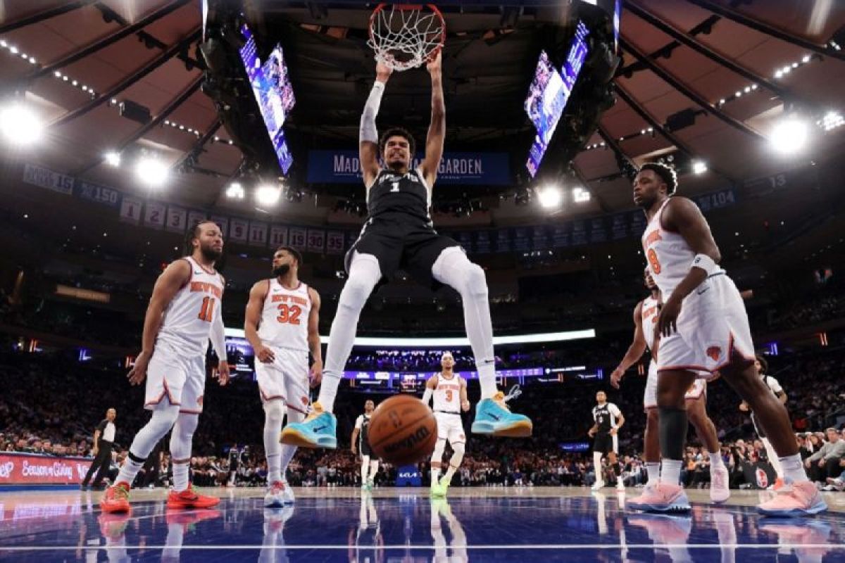 San Antonio Spurs kalah dari New York Knicks di laga Natal