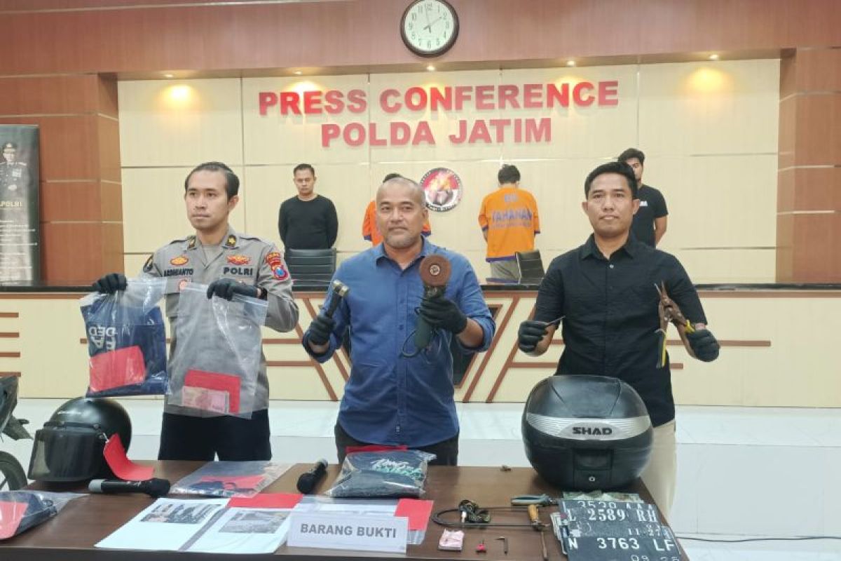 Polda Jatim ringkus dua pencuri sepeda motor spesialis indekos