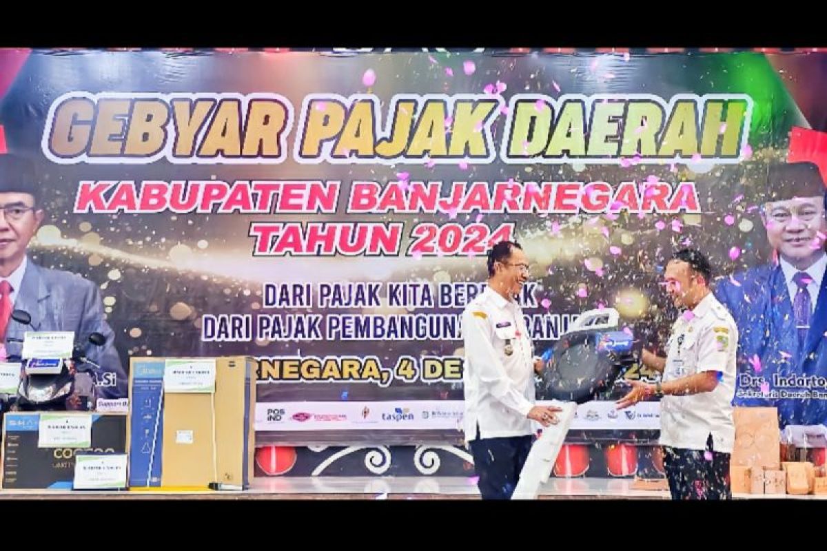 Bank Jateng apresiasi WP dalam "Gebyar Pajak Daerah Banjarnegara 2024"