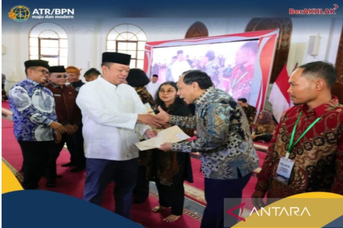 Rektor Untirta Serang apresiasi kinerja Kementerian ATR/BPN