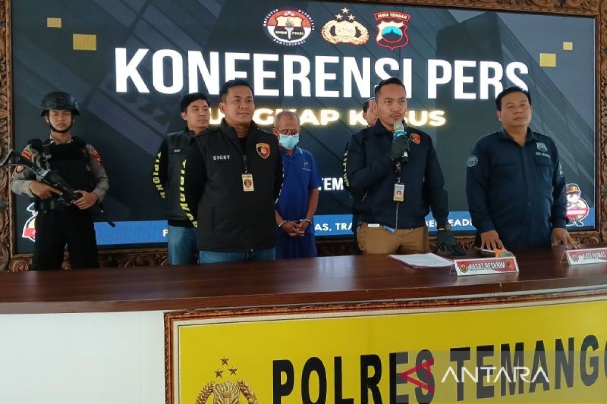 Polres Temanggung menahan tersangka korupsi dana program Kotaku