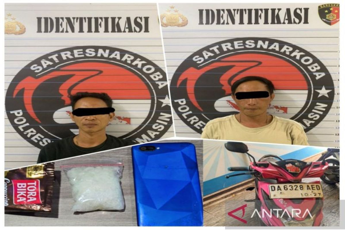 Dua pria bertransaksi 49 gram sabu di Banjarmasin