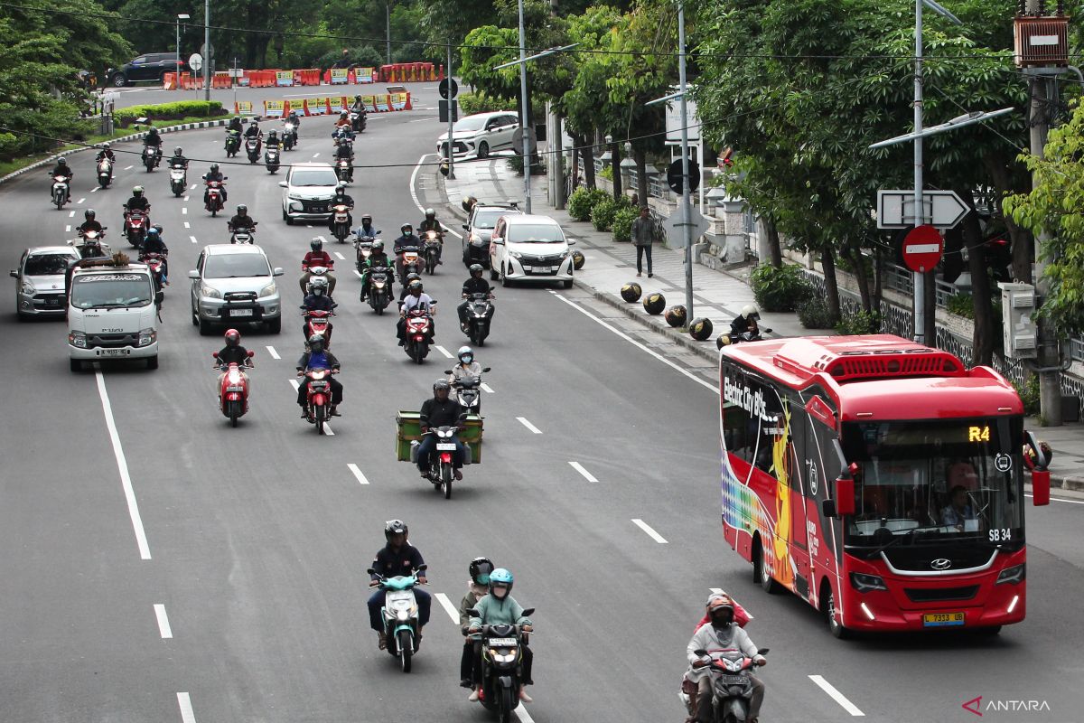 Satlantas Surabaya tindak tegas kendaraan tanpa plat nomor