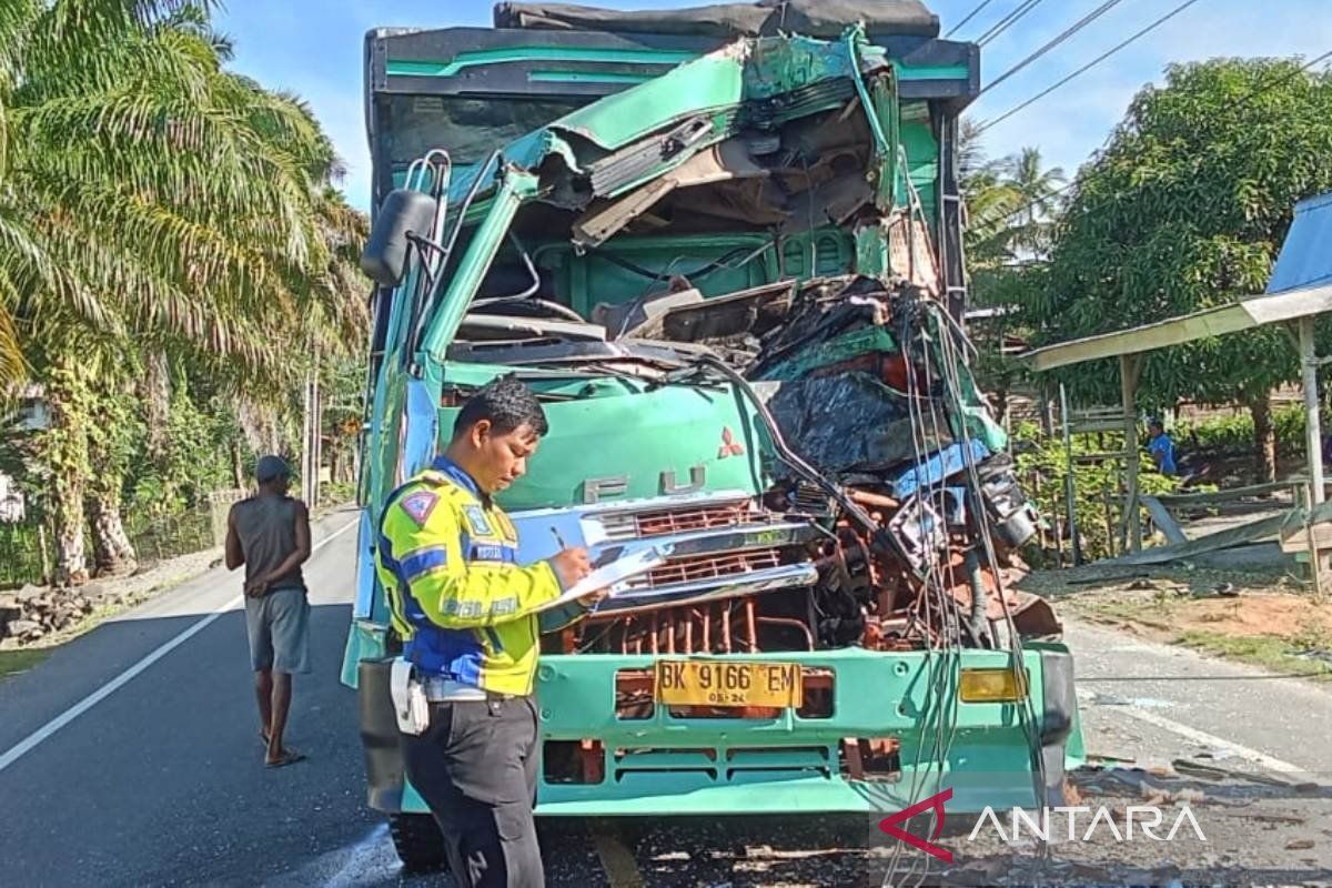 Polres Aceh Barat tahan sopir truk sebabkan penumpang meninggal dunia