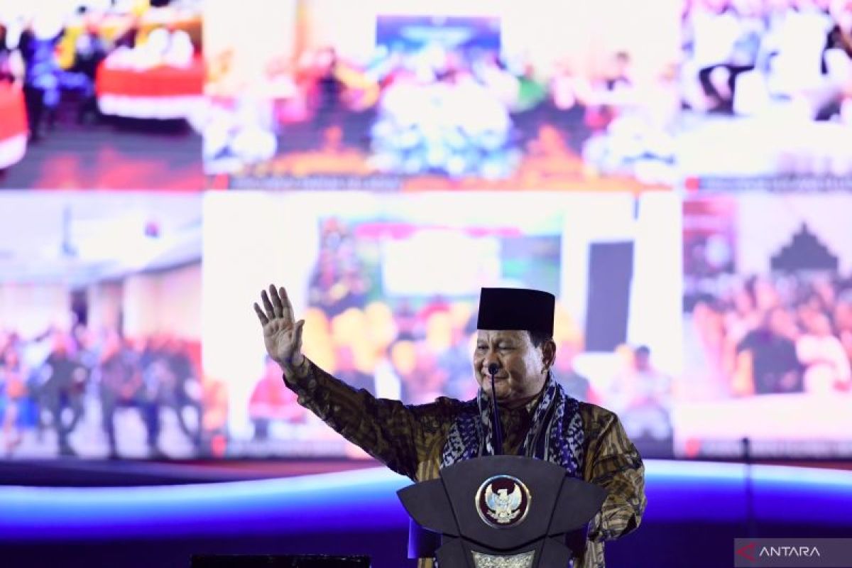 Presiden Prabowo ajak umat bersyukur Natal di Indonesia dirayakan dengan sejuk