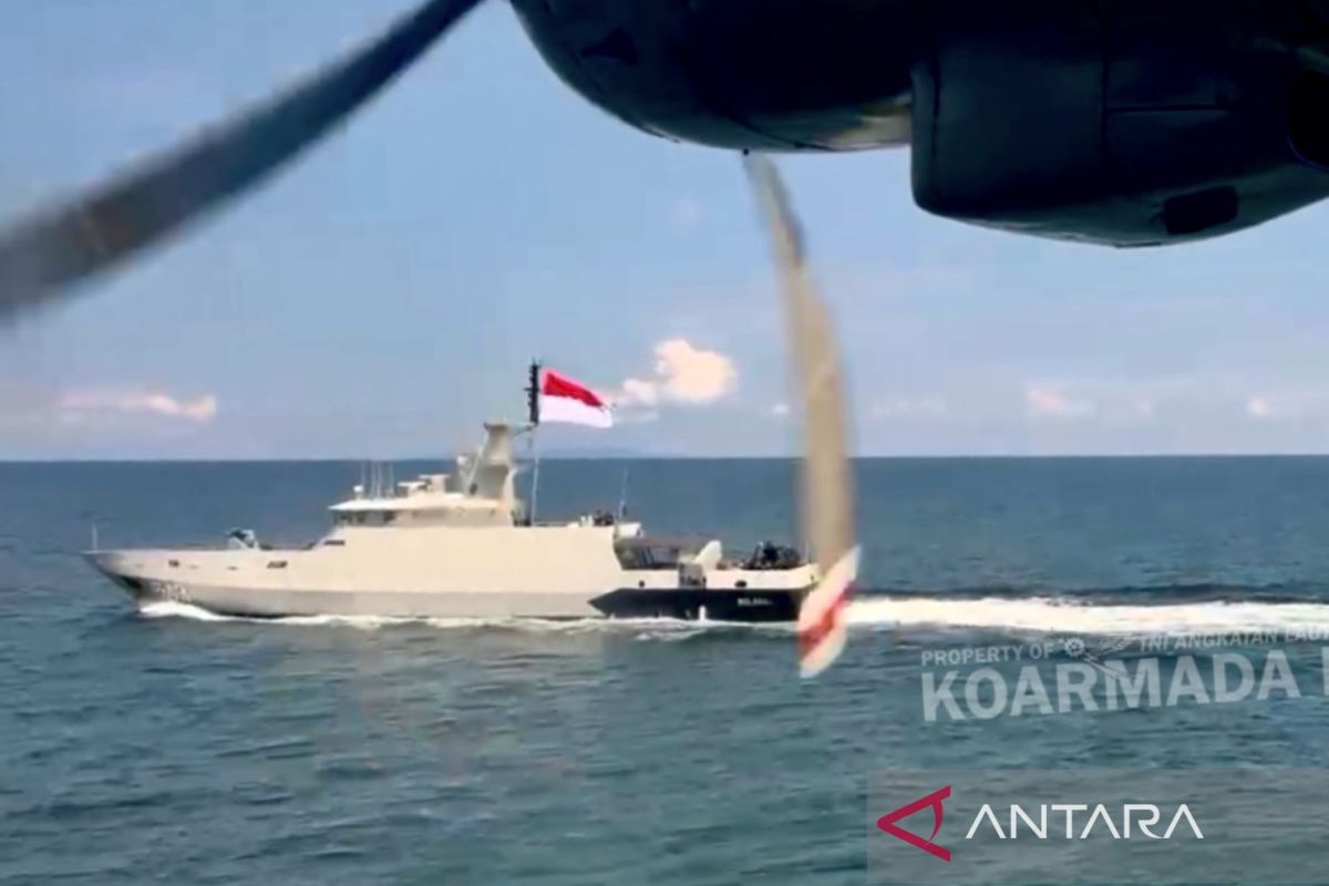 KRI Beladau-643 latihan peperangan anti-udara di perairan Kepri