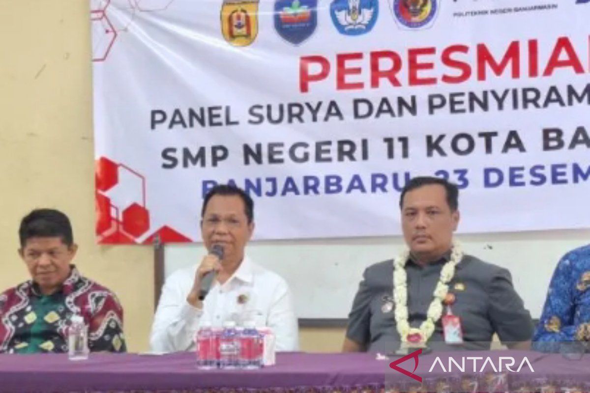 Poliban sukseskan program kelistrikan panel surya masuk sekolah