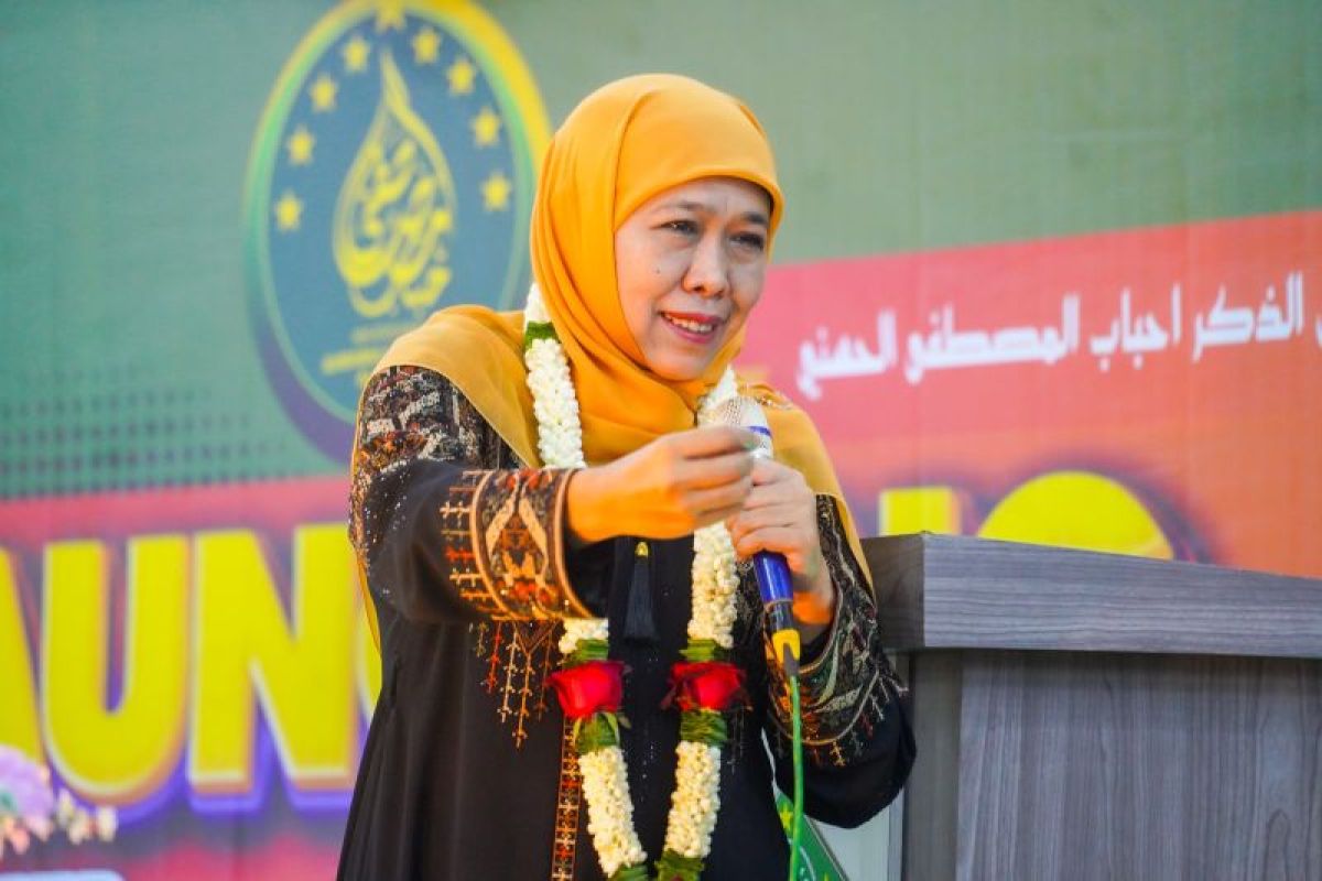 Khofifah apresiasi pendirian Majelis Dzikir Ahbabul Mustofa Al-Hasani Sampang