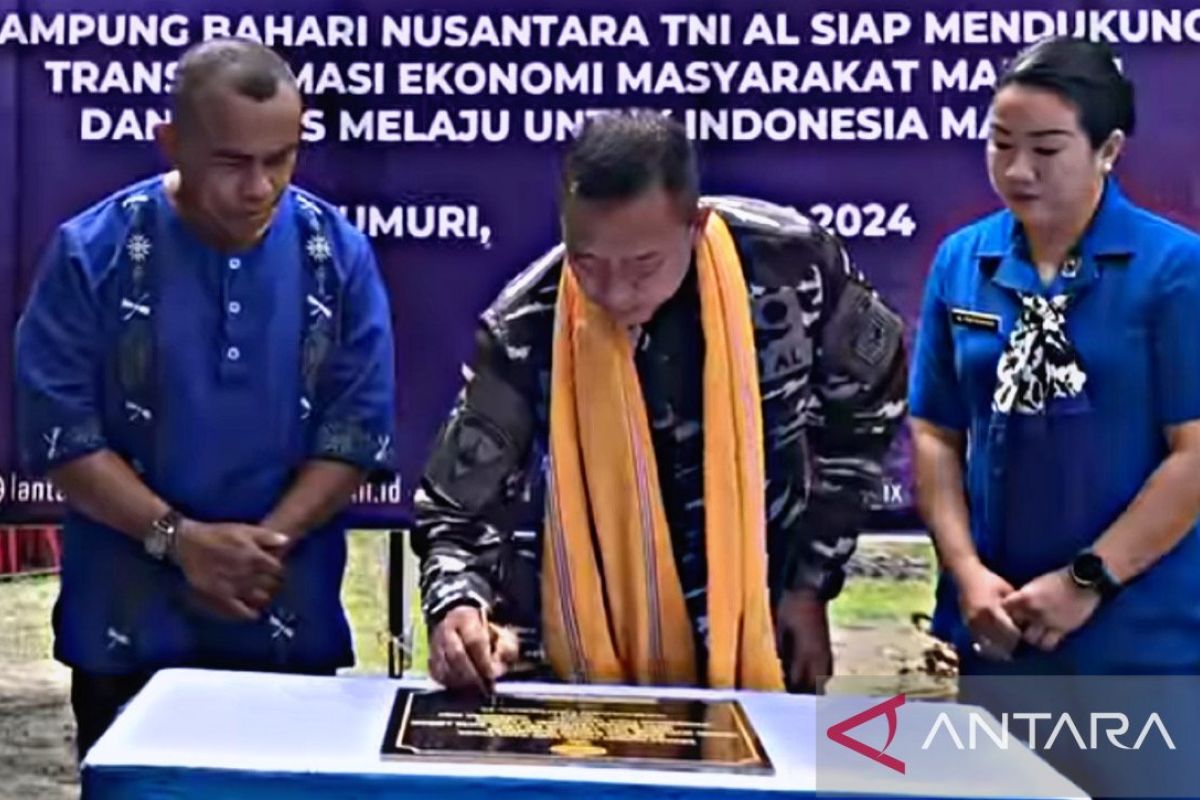 Lantamal Ambon jadikan Negeri Hutumuri sebagai Kampung Bahari Nusantara