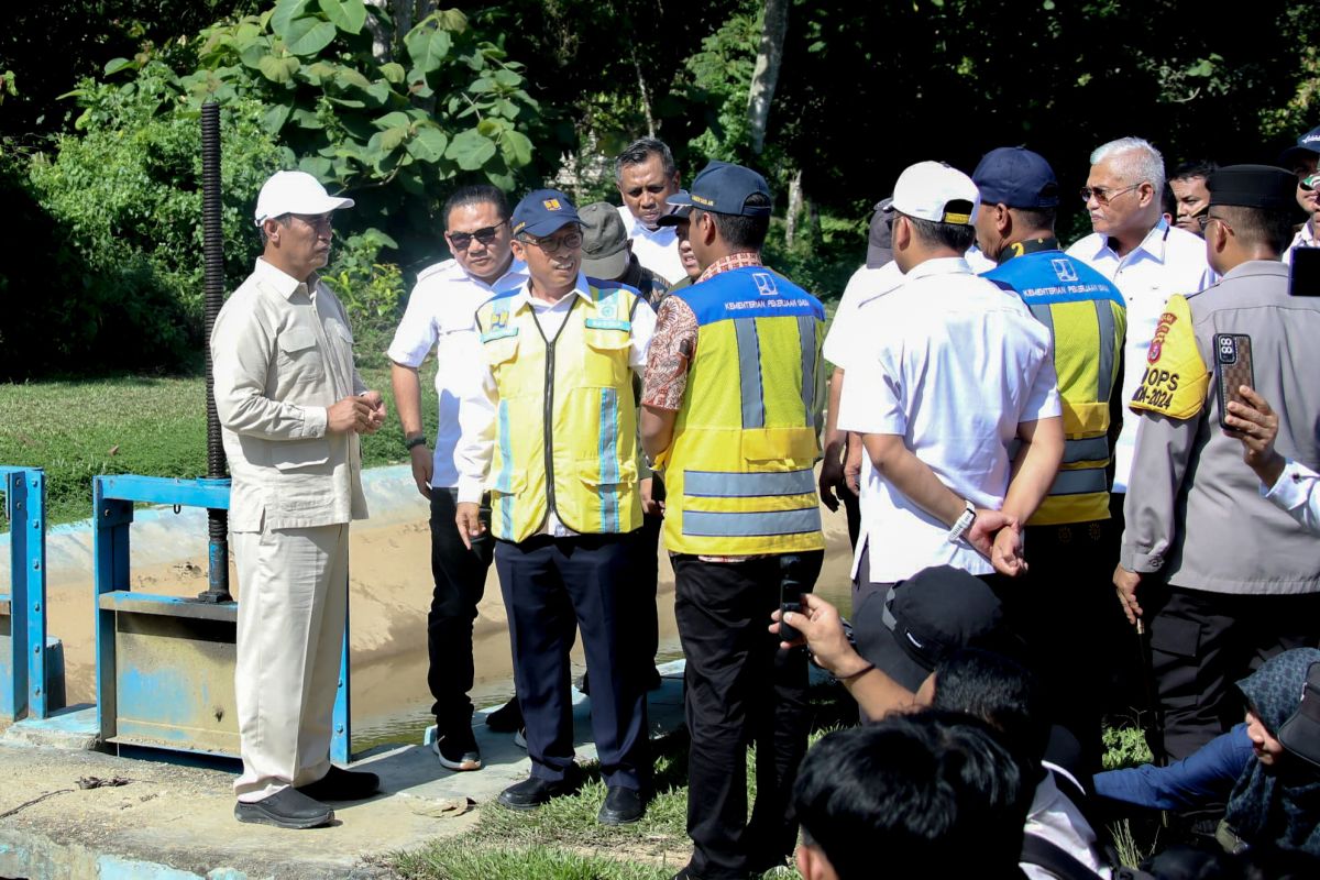 Menteri Pertanian cek infrastruktur irigasi Konawe