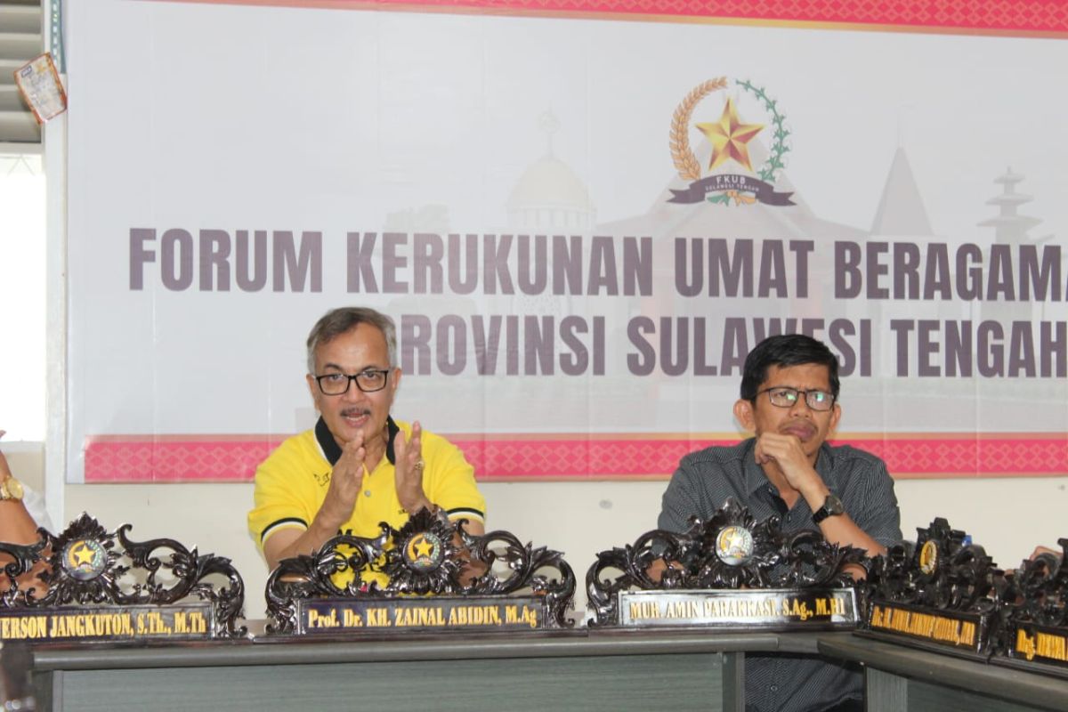 FKUB Sulteng pakai slogan Bahagia Beragama tingkatkan kerukunan