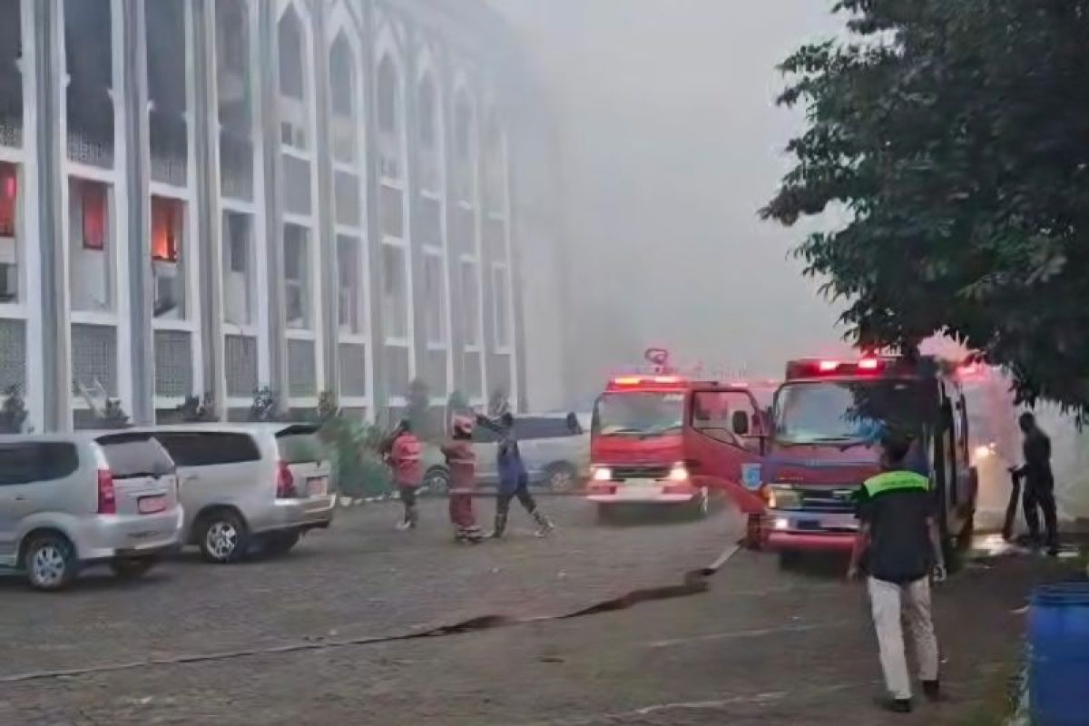 Kebakaran di UIN Syarif Hidayatullah diduga disebabkan korsleting listrik