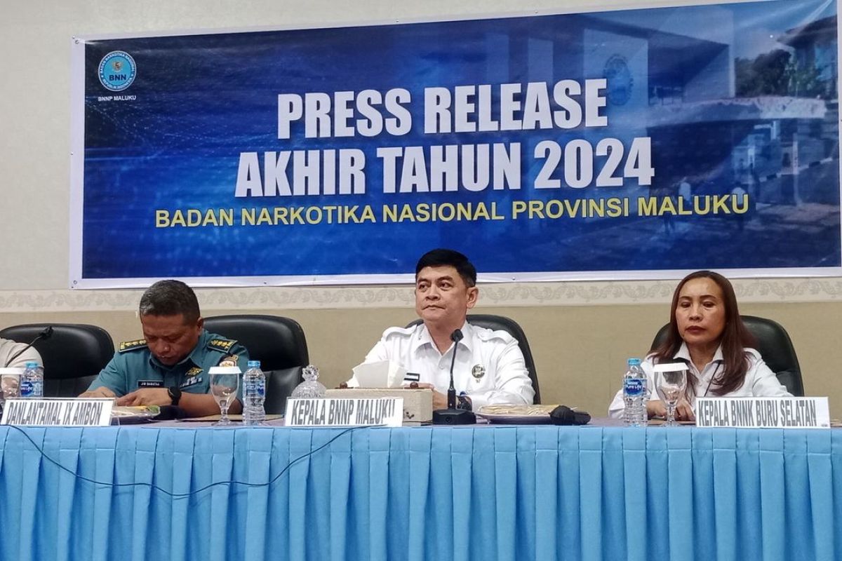 BNN Maluku berhasil  ungkap 14 kasus peredaran narkoba sepanjang 2024