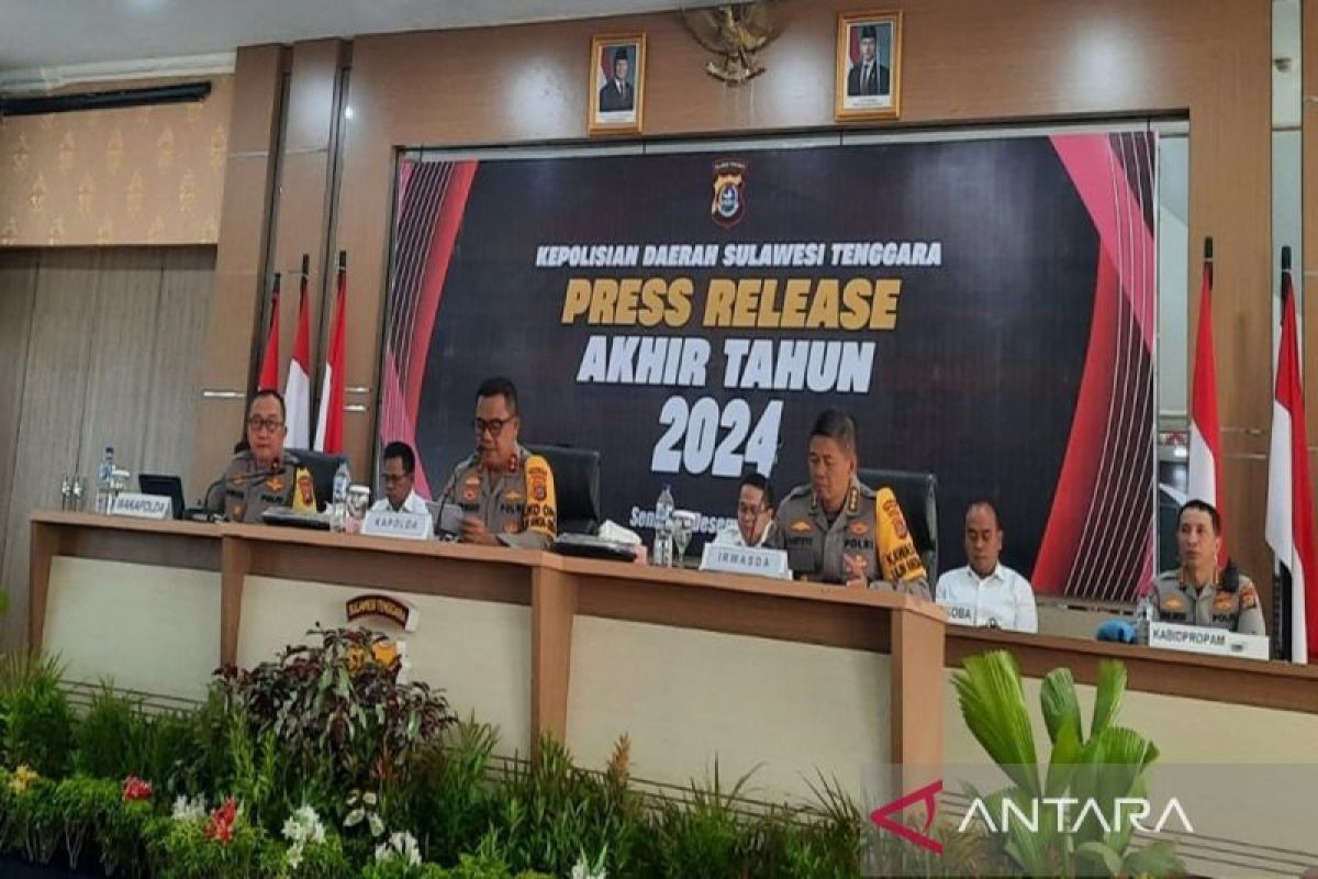 Polda Sultra tangani 377 aksi unjuk rasa sepanjang tangani 2024