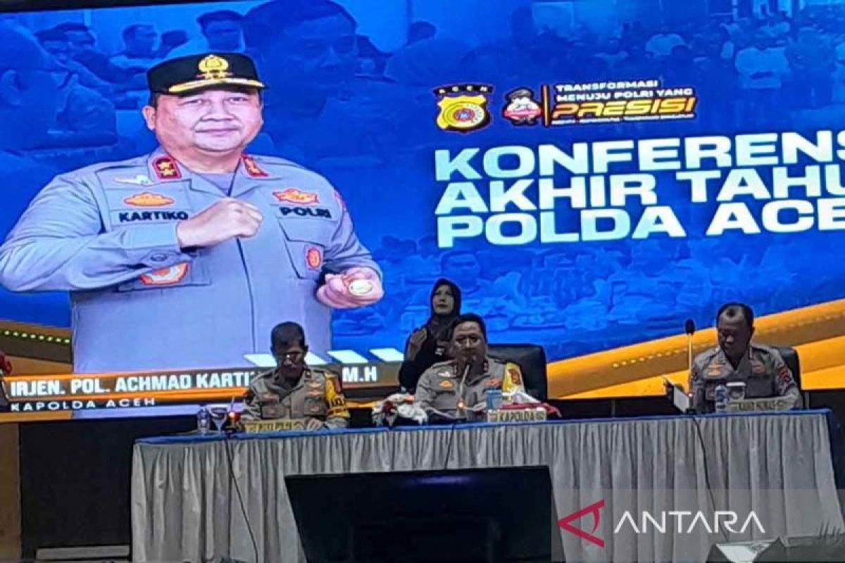 Polda Aceh tangani 6.603 kasus tindak pidana umum pada 2024