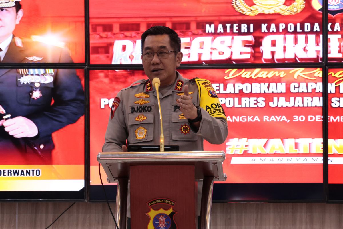 Kapolda Kalteng: Kejahatan di Kalteng meningkat 3 persen lebih