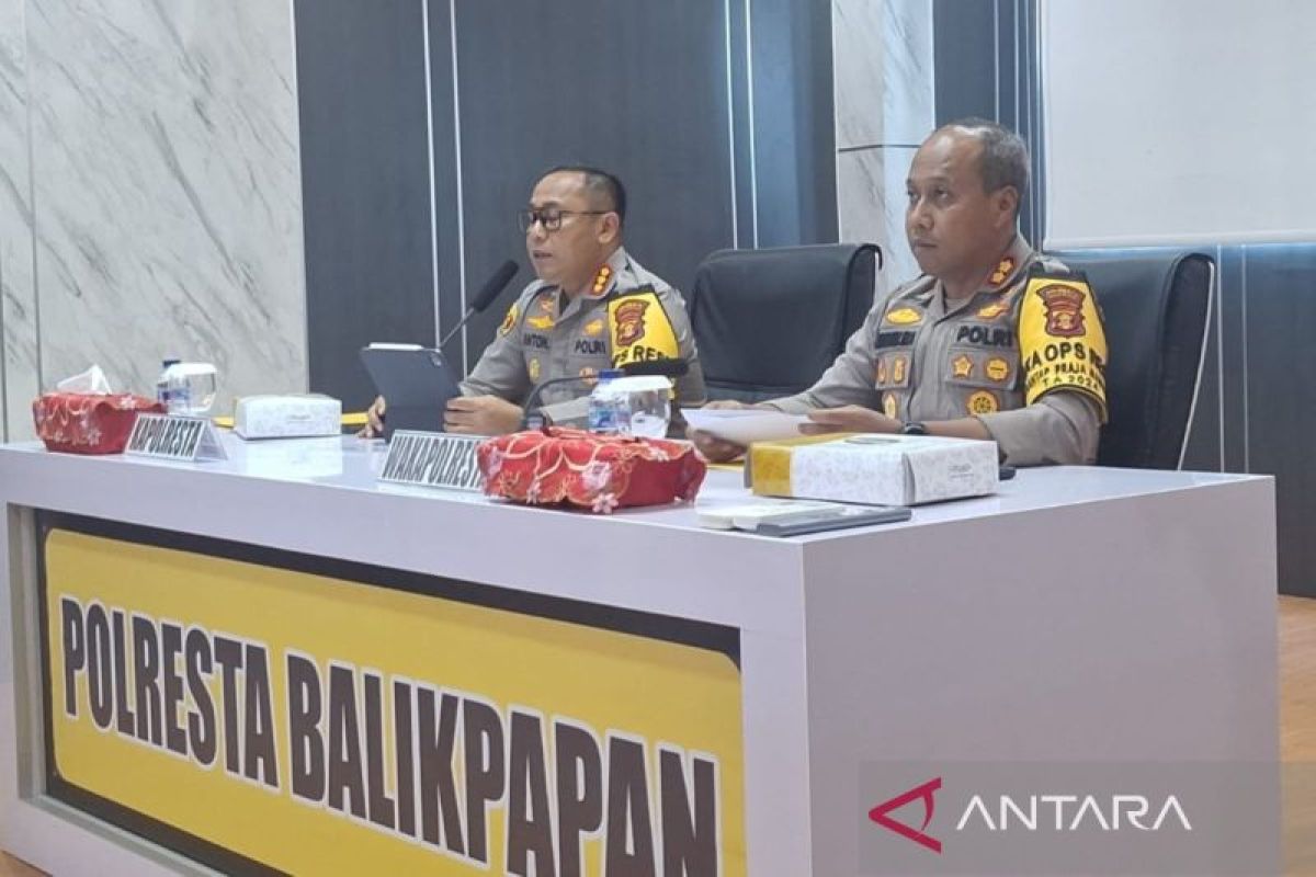 Kapolres Balikpapan sebut ada dua titik pesta kembang api tahun baru