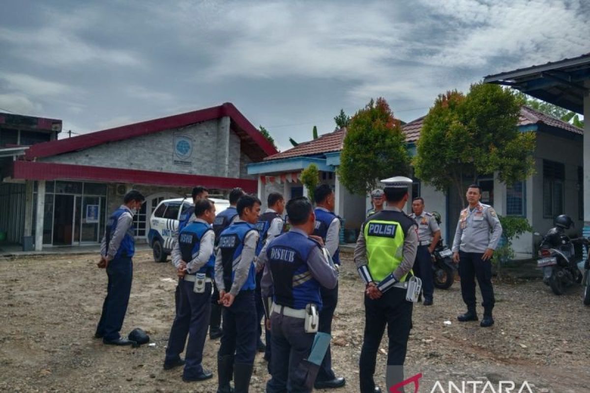 Lima titik jalan Taman Kota  Baturaja ditutup pada malam tahun baru