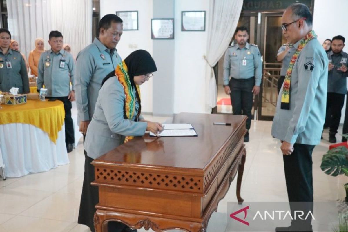 Nuryanti Widyastuti resmi pimpin Kemenkumham Kalsel