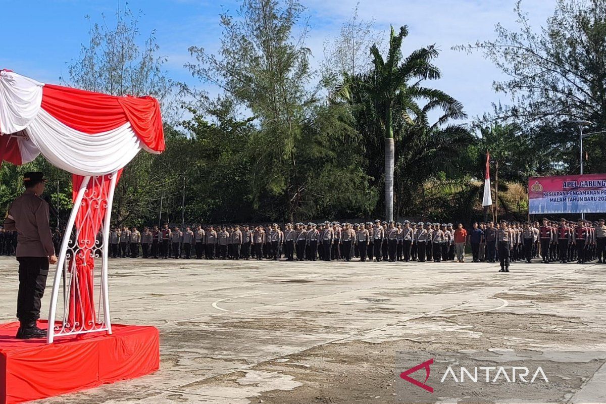 700 personel gabungan disiagakan jelang pergantian tahun di Bengkulu