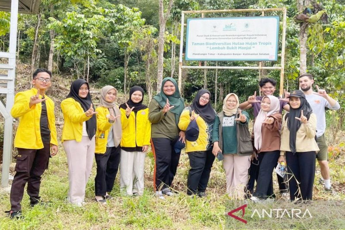 Taman Biodiversitas di Lembah Bukit Manjai jadi lokasi riset ULM