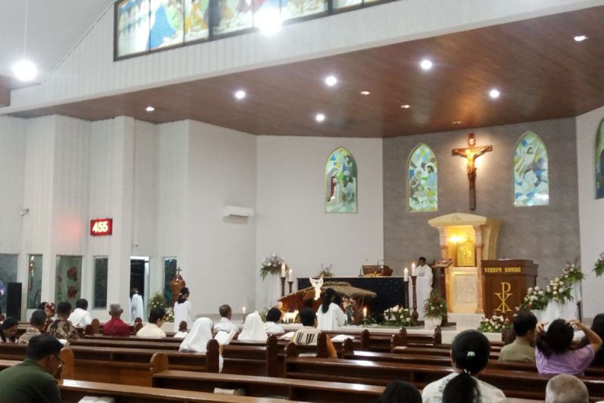 Gereja Regina Pacis Tanjungpandan gelar misa tutup tahun