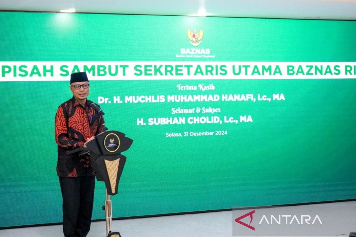 Subhan Cholid gantikan Muchlis Hanafi sebagai Sestama Baznas RI