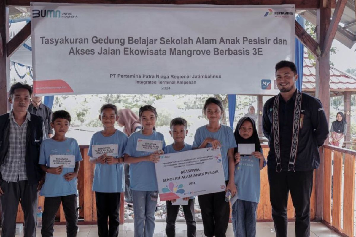 Sekolah Alam Anak Pesisir Pertamina tumbuhkan kepedulian lingkungan lestari