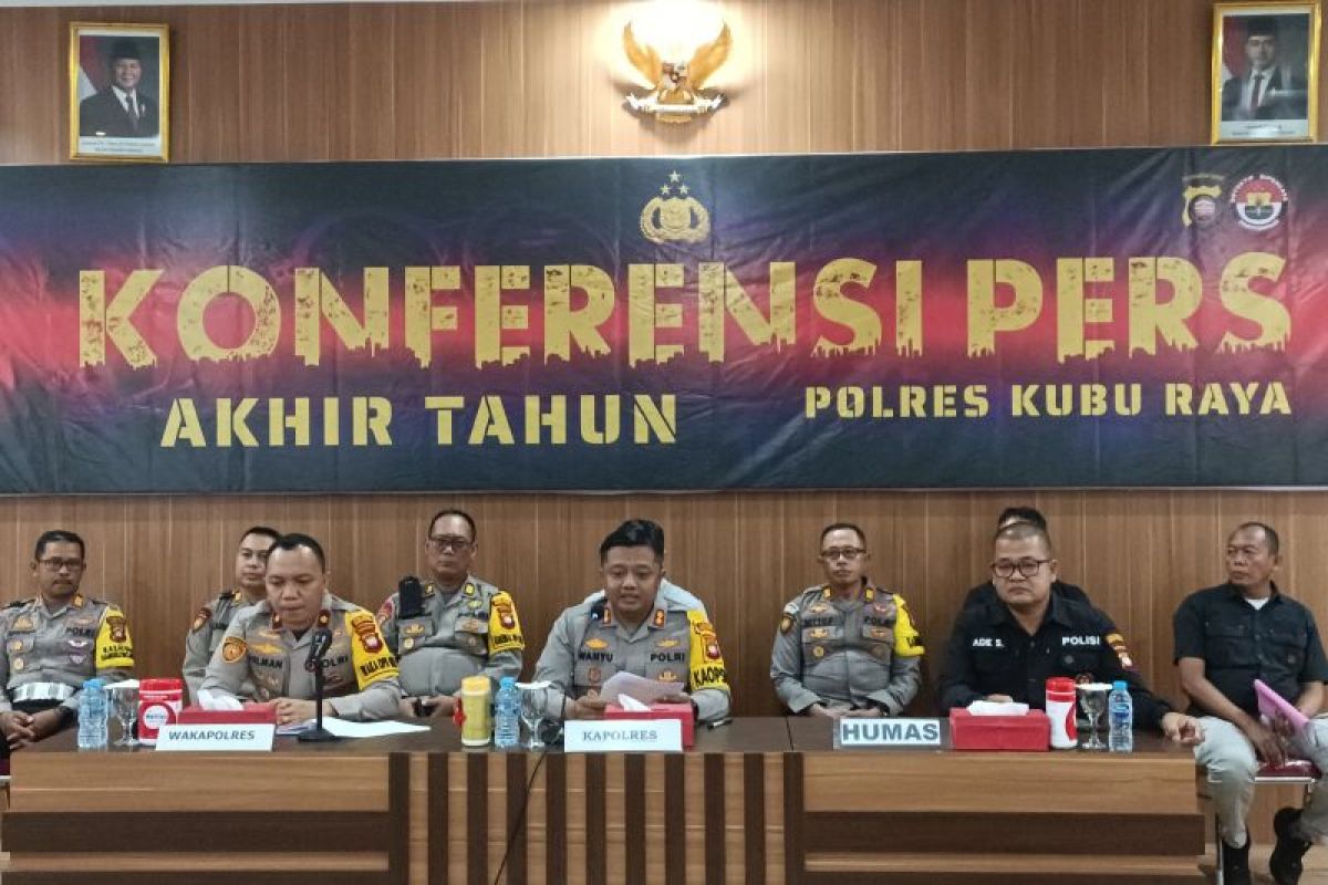 Polres Kubu Raya selesaikan 197 kasus sepanjang tahun 2024