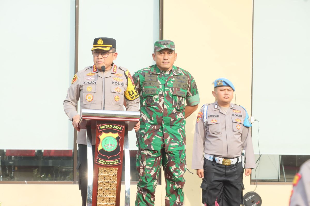 Kepolisian fokus pengamanan di lima lokasi saat malam pergantian tahun