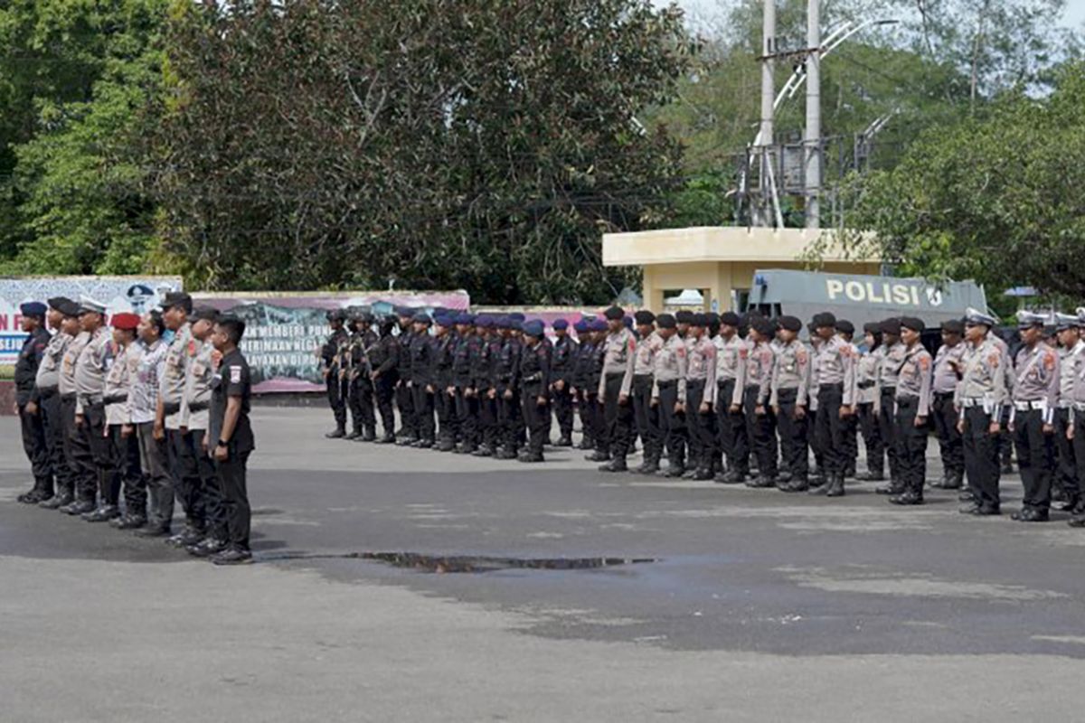 Polresta Kupang Kota dapat bantuan personel untuk amankan Tahun Baru 2025