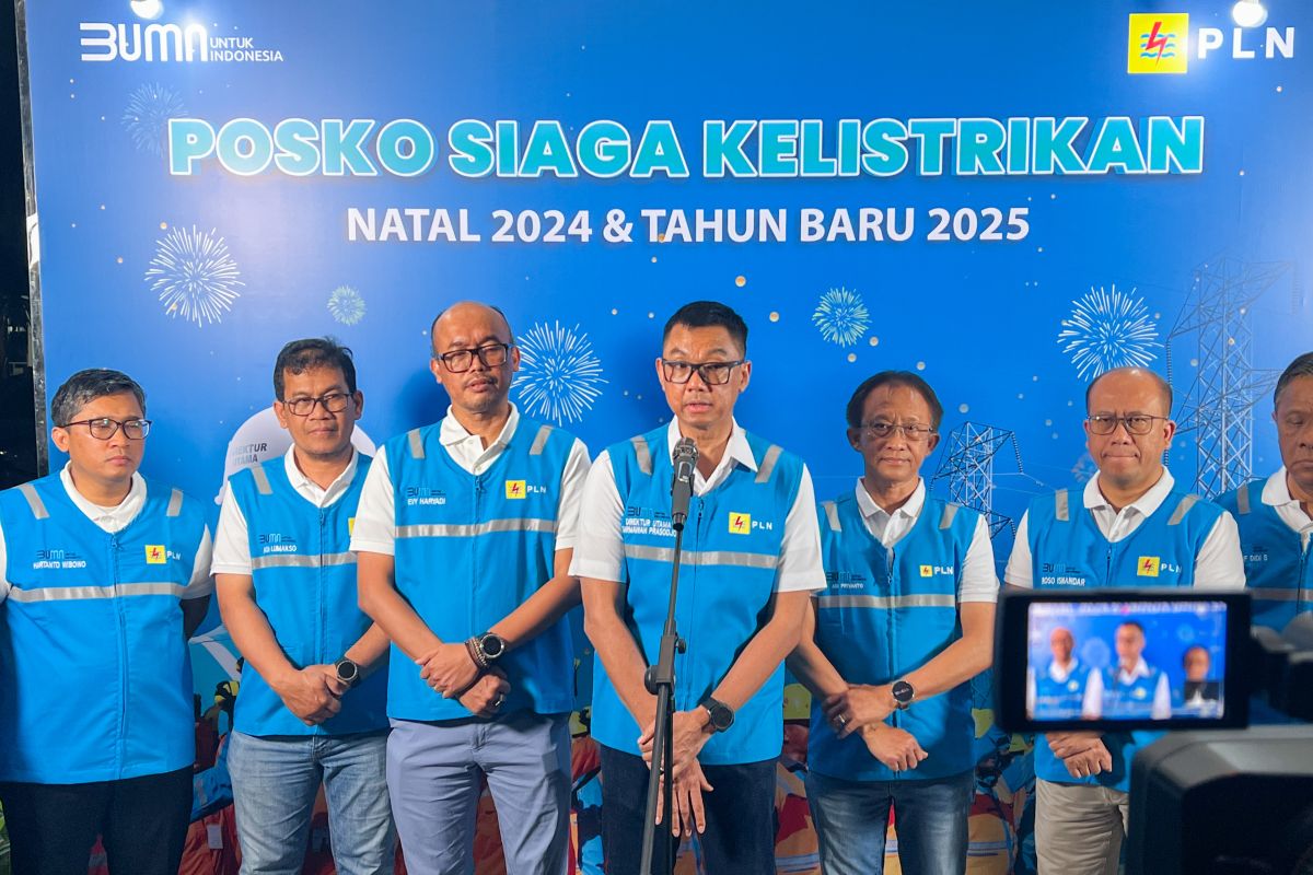 Pasokan listrik selama perayaan Natal berjalan lancar