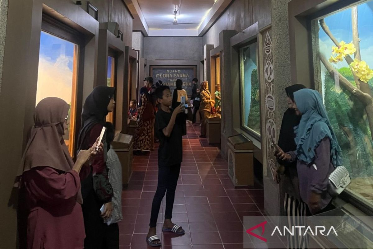 Museum Mulawarman ramai dikunjungi  di momen liburan tahun baru