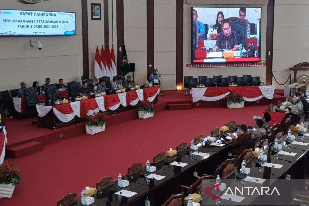 Paripurna awal 2025, DPRD Kota Medan tetapkan 10 prioritas