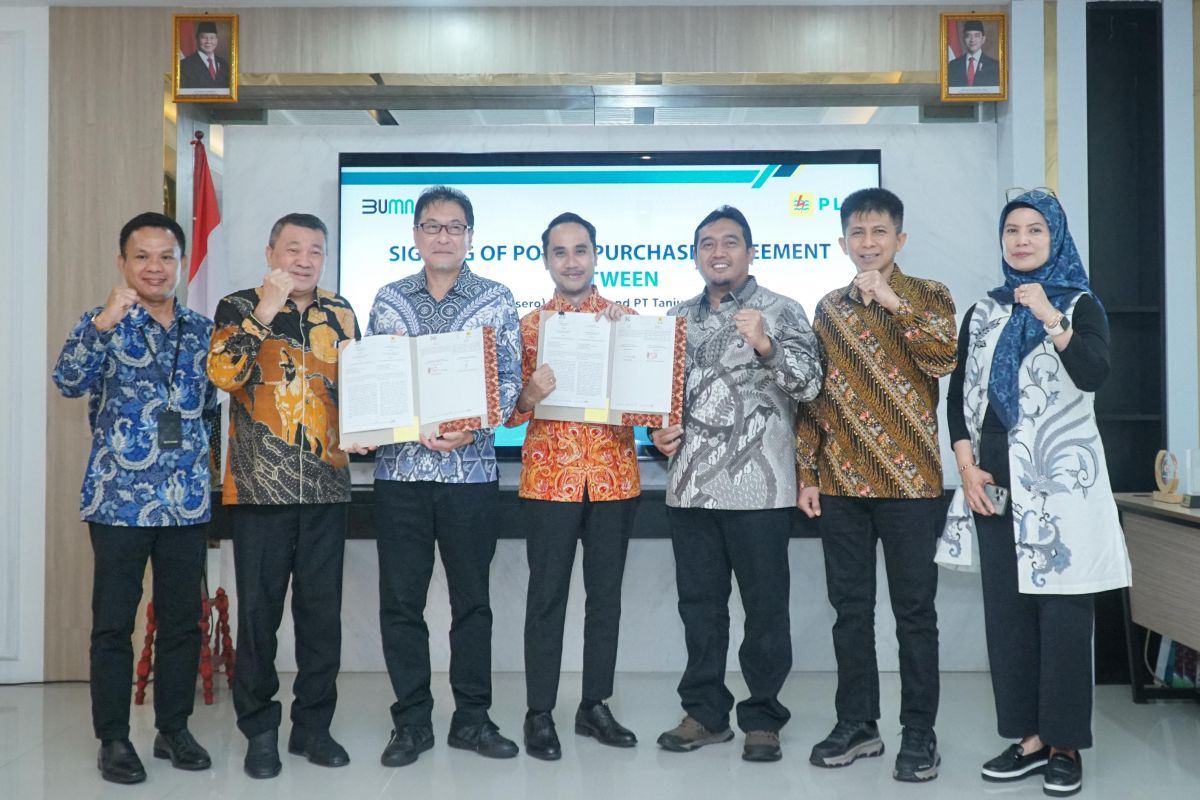 PLN S2JB-PT TEL teken perjanjian jual beli tenaga listrik 10,38 MVA