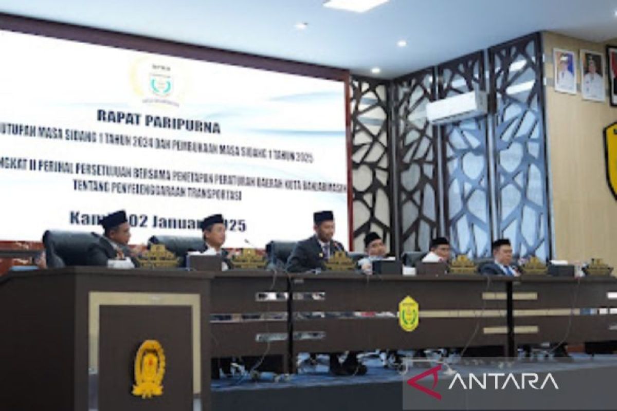 DPRD Banjarmasin sahkan perda penyelenggaraan transportasi