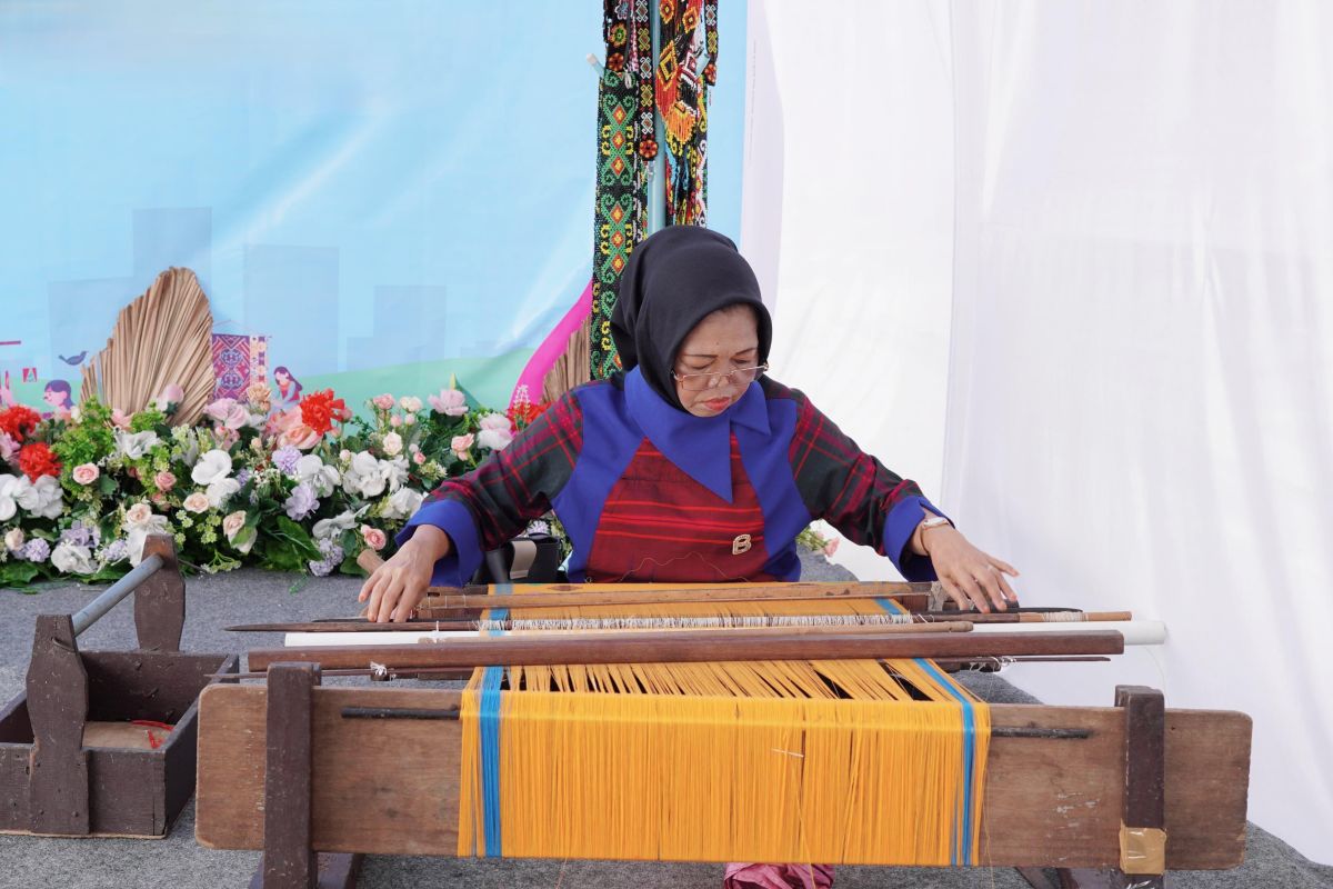 PLN EPI bantu UMKM kain tenun Samarinda naik kelas